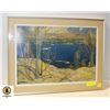 ESTATE TOM THOMSON 16" X 20" FRAMED PICTURE