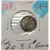 Image 2 : 28)  CANADIAN 1912 NICKLE, 92.5% PURE SILVER.