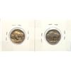 Image 2 : 23)  LOT OF 2 USA INDIAN HEAD NICKLES, 1936 & 1939