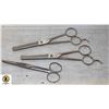 Image 1 : THINNING SHEARS 2 PAIRS + MEDICAL SCISSORS