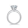 Image 4 : 3 CT GRA CERTIFIED MOISSANITE 925 STERLING SILVER