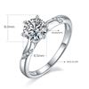 Image 2 : 1 CT GRA CERTIFIED MOISSANITE 925 STERLING SILVER