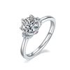 Image 1 : 1 CT GRA CERTIFIED MOISSANITE 925 STERLING SILVER
