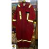 Image 1 : NEW RED SIZE 52-54 FIRE RETARDANT COVERALLS