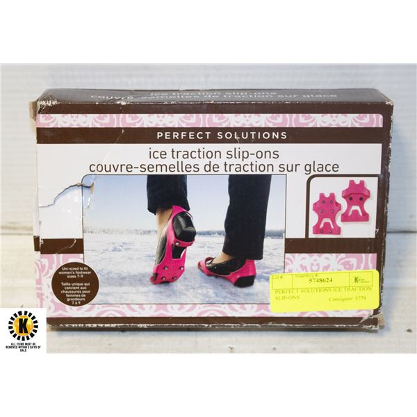 PERFECT SOLUTIONS ICE TRACTION SLIP-ONS