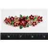 Image 1 : NEW VINTAGE STYLE RED MULTI-LAYERED FLOWER