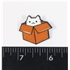 Image 1 : NEW CAT IN A BOX LAPEL PIN