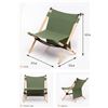 Image 2 : NEWLY ASSEMBLED PORTABLE WOOD CAMPING CHAIR, GREEN