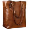 Image 1 : NEW S-ZONE VINTAGE GENUINE LEATHER TOTE SHOULDER