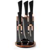 Image 1 : NEW KITCHENIUS 6PCS PREMIUM ROSE GOLD KNIFE SET