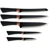 Image 2 : NEW KITCHENIUS 6PCS PREMIUM ROSE GOLD KNIFE SET