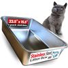 Image 1 : NEW IKITCHEN STAINLESS STEEL LITTER PAN