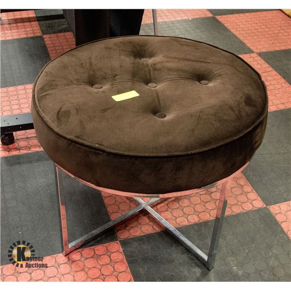 BROWN OTTOMAN/STOOL