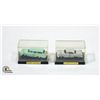 Image 1 : PAIR 1950S METAL HO SCALE TOY CARS IN CASES