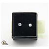 Image 1 : 0.5 CT CUBIC ZIRCONIA 925 EARRINGS