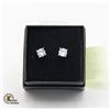 Image 1 : 1.0 CT CUBIC ZIRCONIA 925 EARRINGS