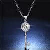 Image 4 : 1 CT GRA CERTIFIED MOISSANITE 925 SILVER NECKLACE