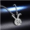 Image 1 : 1 CT GRA CERTIFIED MOISSANITE 925 SILVER NECKLACE