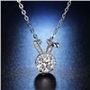 Image 4 : 1 CT GRA CERTIFIED MOISSANITE 925 SILVER NECKLACE