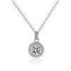 Image 2 : 1 CT GRA CERTIFIED MOISSANITE 925 SILVER NECKLACE