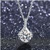 Image 4 : 1 CT GRA CERTIFIED MOISSANITE 925 SILVER NECKLACE
