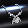 Image 1 : 1 CT GRA CERTIFIED MOISSANITE 925 SILVER NECKLACE