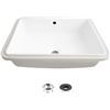 Image 1 : NEW UNBOXED STYLISH 20" PORCELAIN UNDERMOUNT SINK