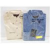 Image 1 : NEW WESTLINE SHIRTS 1DENIM/1NATURAL SIZE M