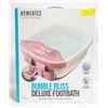 NEW HOMEMEDICS BUBBLE BLISS DELUXE FOOTBATH