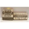 Image 1 : 2 CRATE STYLE WOOD DECOR PICTURES