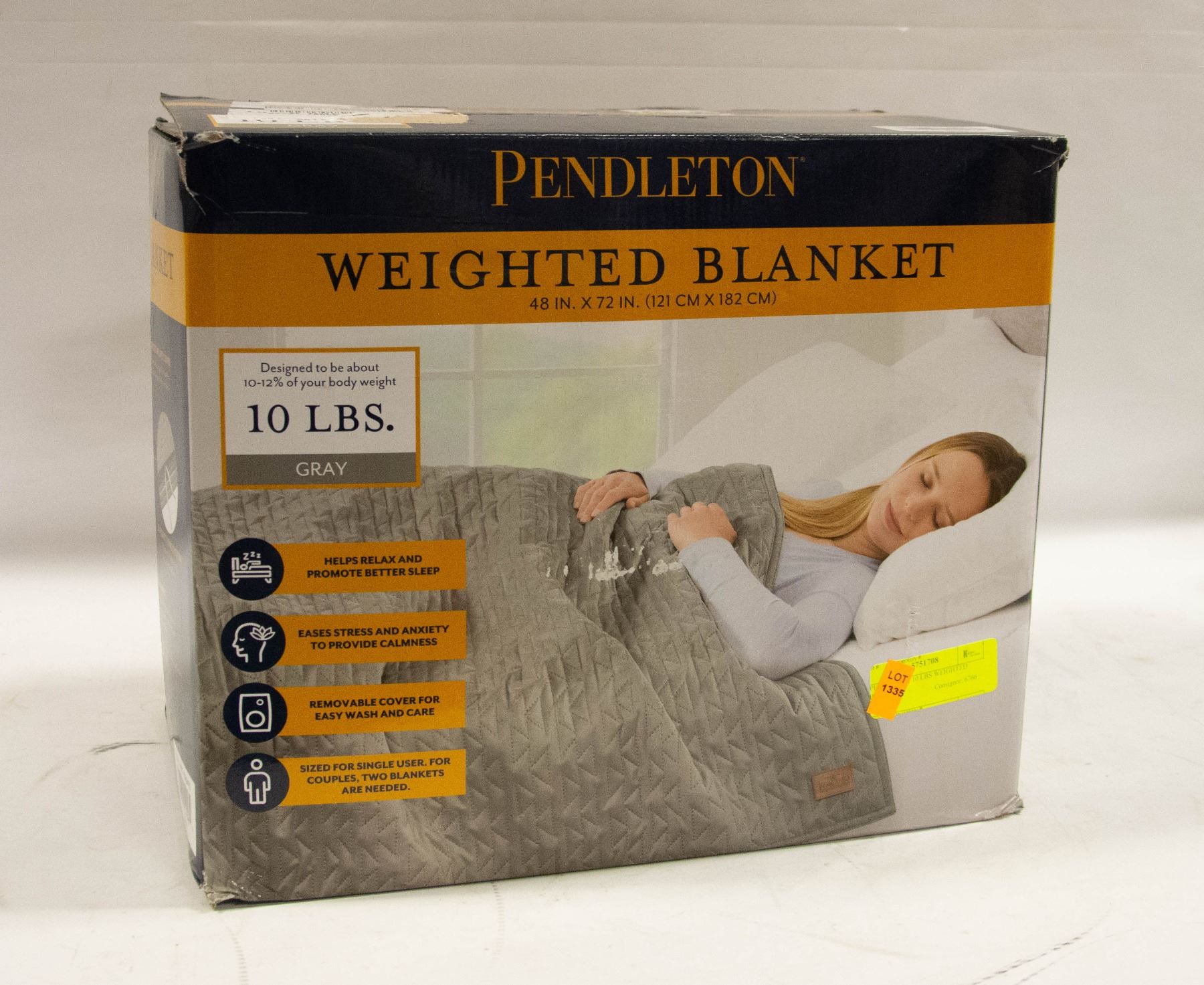 PENDLETON 10 LBS WEIGHTED BLANKET,