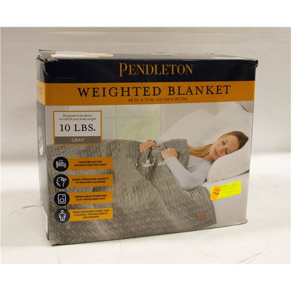 PENDLETON 10 LBS WEIGHTED BLANKET,