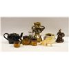 Image 1 : ELEPHANT LOT INCLUDING CANDLE HOLDER JUG