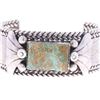 Image 8 : Navajo Sterling Silver & Turquoise Bracelet c 1960