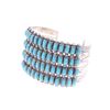 Image 8 : Vintage Pawn Zuni Four Row Turquoise Bracelet