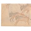 Image 6 : Circa 1890-1940's Northern Sioux Ledger Drawing