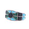 Image 8 : Amazing C. 1990's Navajo Inlaid Bracelet