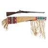 Image 2 : Rare Crow Beaded Scabbard & 1866 Tacked Carbine