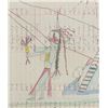 Image 8 : C. 1911-1940 Lakota Sioux Sun Dance Ledger Drawing