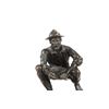 Image 8 : "Miner Panhandling," Bronze Sculpture by Greer