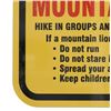 Image 8 : Mountain Lion Warning Sign from Canada