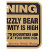 Image 4 : Grizzly Bear Warning Sign from Canada