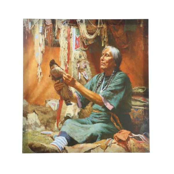 Howard Terpning "New Doll For My Granddaughter"