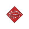 Image 8 : Railway Express Agency Porcelain Enamel Sign 1930s