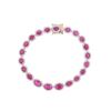 Image 1 : GIA Burmese Ruby Diamond 14k Yellow Gold Bracelet