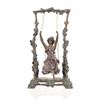 Image 2 : H.F. Moreau (1832-1927) Bronze Swinging Woman