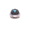 Image 2 : Navajo Sterling Silver Turquoise Ring Collection