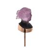 Image 3 : 19th C. Purple Tourmaline Bust 9K Gold Stick Pin