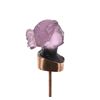 Image 4 : 19th C. Purple Tourmaline Bust 9K Gold Stick Pin