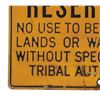 Image 8 : Spokane Indian Reservation Sign Mid-Late 1900s